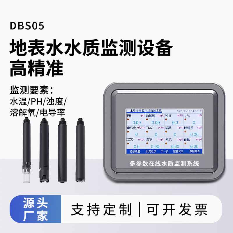 地表水水質監測參數(水溫、ph、溶解氧、濁度、電導率)