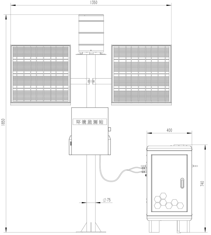 徑流泥沙自動監測儀器產品尺寸